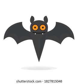 Scary bat icon. Animal icon. Halloween - Vector