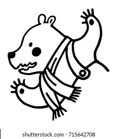 Scary bear