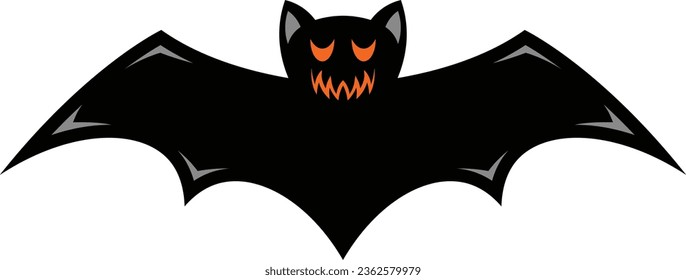 Gruselige schwarze Hals-Hähnchen-Vektorsymbol