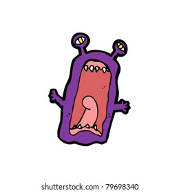 scary cartoon monster