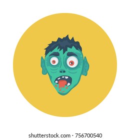  scary circle flat