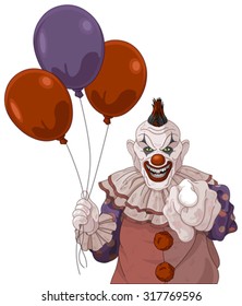 Featured image of post Scary Clown Drawing Full Body Scary clown drawing illustrations vectors