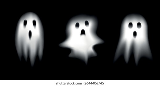 Scary and creepy ghosts for Halloween