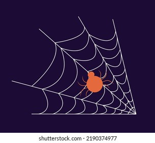 Scary and cute ghosts for Halloween decoration, haunted house inhabited by ghosts, spirit. Vector illustration for postcards, invitations, scrapbooking, stickers, advertising