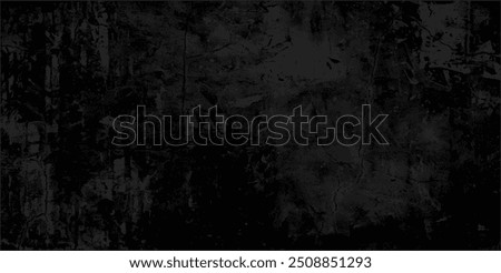 Scary dark walls. dark texture black stone concrete grunge texture and backdrop background. 