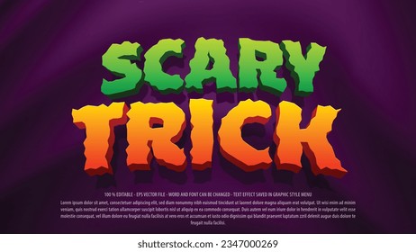 Scary editable text effect - Halloween theme text effect