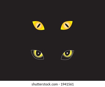 Scary eye vectors perfect for halloween.