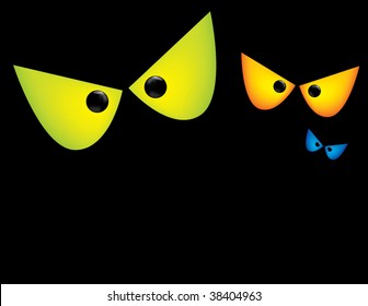 Scary Eyes Background