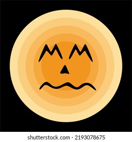 scary face halloween 5 for sticker needs etc
