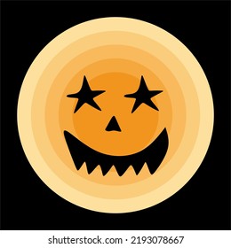 scary face halloween 6 for sticker needs etc
