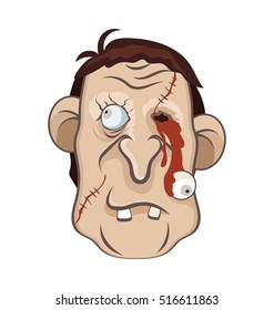 Scary Face Vector Icon