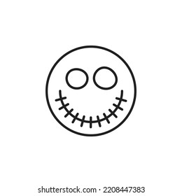 scary face vector for website symbol icon presentation