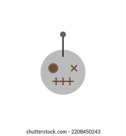 scary face vector for website symbol icon presentation