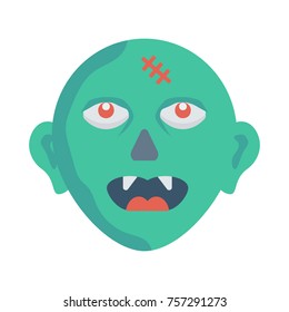  scary flat icon