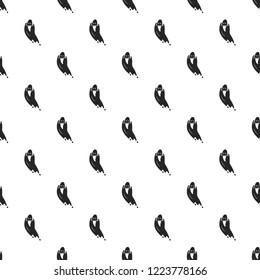 Scary ghost pattern seamless repeat background for any web design