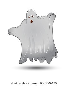 Scary Ghost Vector
