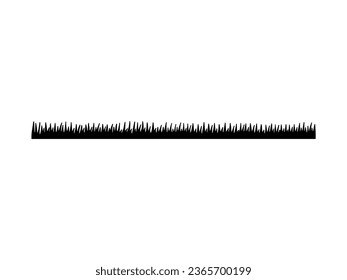 Scary Grass Halloween Silhouette Illustration