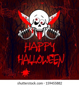 scary graveyard at night-halloween background