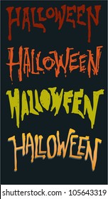 Scary Grunge Halloween Text Font