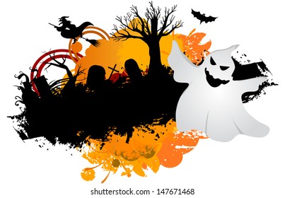 Scary Halloween background