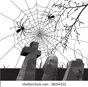 Scary halloween background