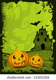 Scary Halloween background. EPS 10.