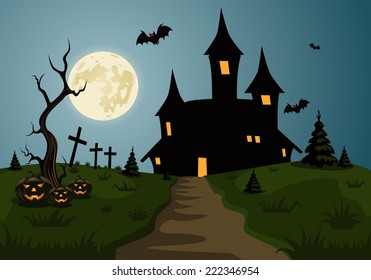 18,552 Cartoon castle scary Images, Stock Photos & Vectors | Shutterstock