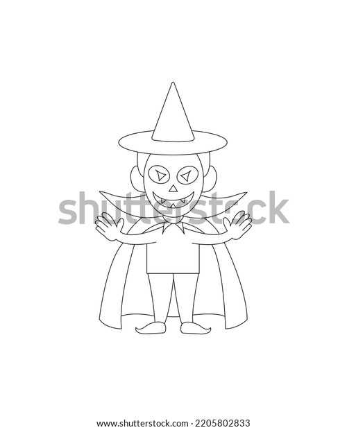 Scary Halloween Character Vector Isolated On Stock Vector (Royalty Free