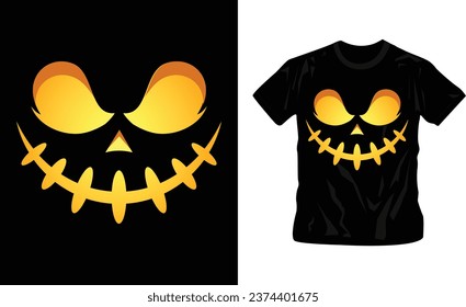 scary halloween emoji t-shirt design, emotions, cartoon faces, funny monsters 