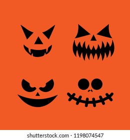 Scary halloween face 