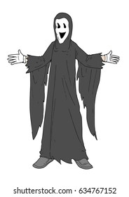 Scary halloween fancy dress scream