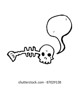 scary halloween fish bones
