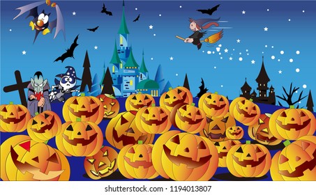 Scary of Halloween night