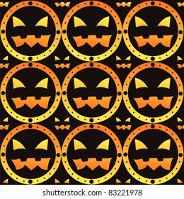scary halloween pattern