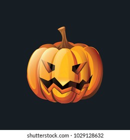 Scary Halloween Pumpkin