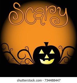Scary Halloween Pumpkin