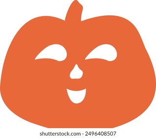 Scary Halloween pumpkin. Jack O Lanter illustration vector.