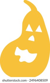 Scary Halloween pumpkin. Jack O Lanter illustration vector.