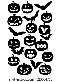 Happy Halloween Poster Vector Illustration Stock Vector (Royalty Free ...