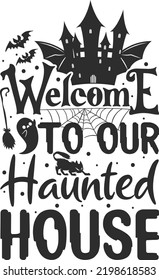 Scary Halloween SVG T-Shirt Design