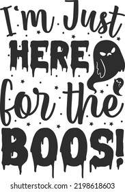 Scary Halloween SVG T-Shirt Design