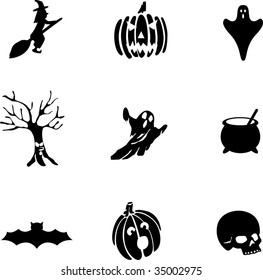 scary halloween symbols