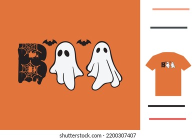 Scary Halloween t shirt design