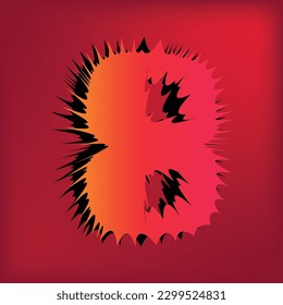 Scary Halloween text effect 3d, scary zombie 3d alphabet letter, horror style alphabet with shadow for Halloween Party, 3D Alphabet in Scary Cartoon Style, and spooky 3d text effect