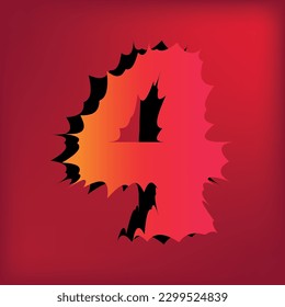 Gruseliger Halloween-Texteffekt 3d, gruseliger Zombie-3D-Alphabet, Horroralphabet mit Schatten für Halloween Party, 3D Alphabet im Scary Cartoon Style und sprichwörtlicher 3D-Texteffekt