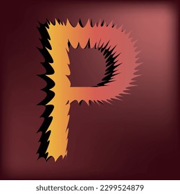 Gruseliger Halloween-Texteffekt 3d, gruseliger Zombie-3D-Alphabet, Horroralphabet mit Schatten für Halloween Party, 3D Alphabet im Scary Cartoon Style und sprichwörtlicher 3D-Texteffekt