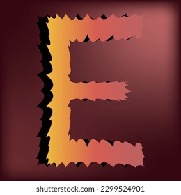 Temeroso efecto de texto de Halloween 3d, temible letra del alfabeto zombi 3d, alfabeto de estilo horror con sombra para la fiesta de Halloween, alfabeto 3D con estilo de caricatura escarpado y espeluznante efecto de texto 3d