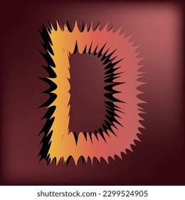 Scary Halloween text effect 3d, scary zombie 3d alphabet letter, horror style alphabet with shadow for Halloween Party, 3D Alphabet in Scary Cartoon Style, and spooky 3d text effect