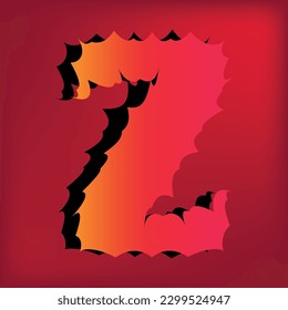 Gruseliger Halloween-Texteffekt 3d, gruseliger Zombie-3D-Alphabet, Horroralphabet mit Schatten für Halloween Party, 3D Alphabet im Scary Cartoon Style und sprichwörtlicher 3D-Texteffekt