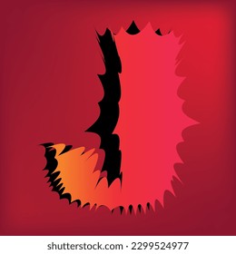 Gruseliger Halloween-Texteffekt 3d, gruseliger Zombie-3D-Alphabet, Horroralphabet mit Schatten für Halloween Party, 3D Alphabet im Scary Cartoon Style und sprichwörtlicher 3D-Texteffekt